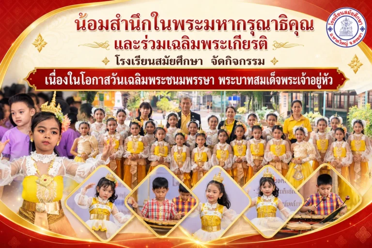 น้อมสำนึกในพระมหากรุณาธิคุณ และร่วมเฉลิมพระเกียรติ