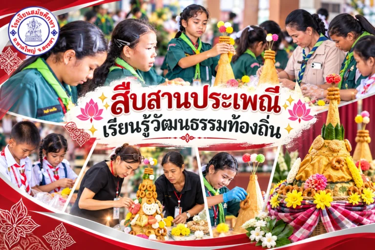 🪷✨ สืบสานประเพณี เรียนรู้วัฒนธรรมท้องถิ่น ✨🪷
